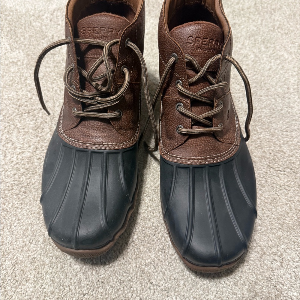 Sperry Brown and Black Men's Duck Boots